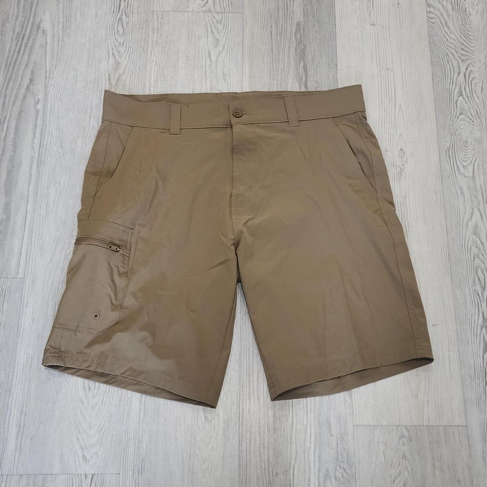 Burnside khaki cargo‎ shorts Size 36"